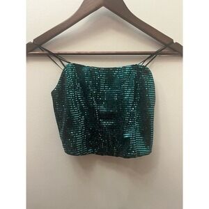 Sincerely Jules Sequin Party Top Size small